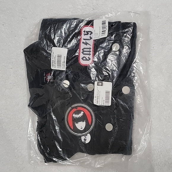 BNWT EMILY THE STRANGE X DOLLS KILL TRUCKER JACKET - Picture 3 of 10